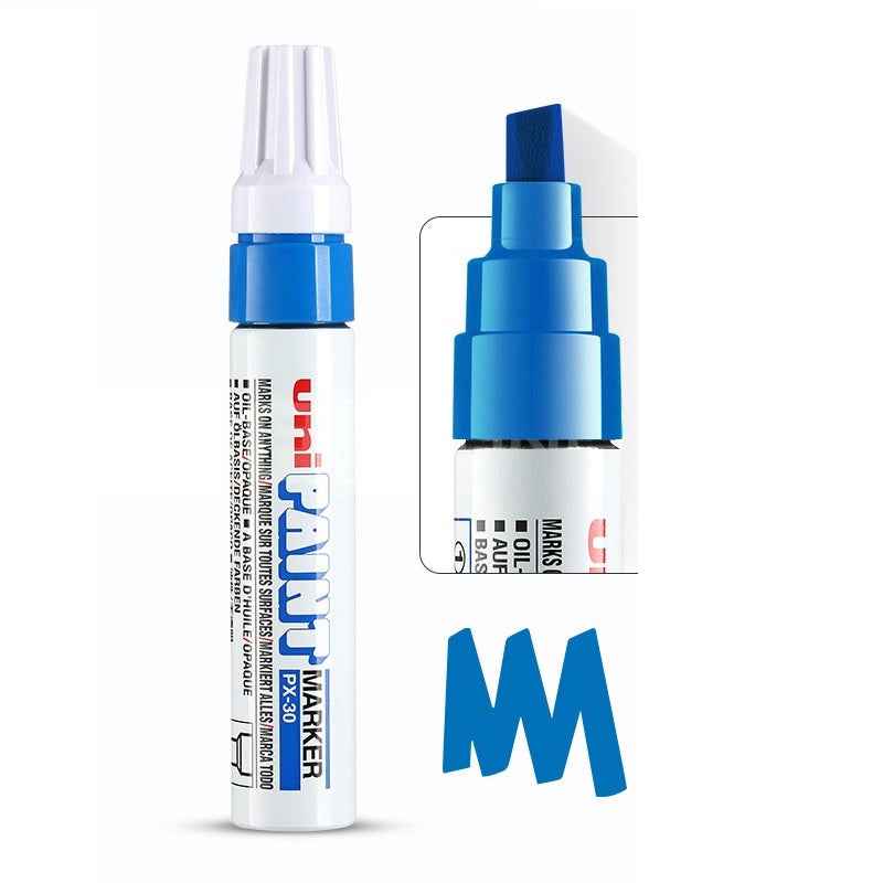 Uni-Paint Oil Based Paint Marker Pens PX-30 2 Pack Blue
