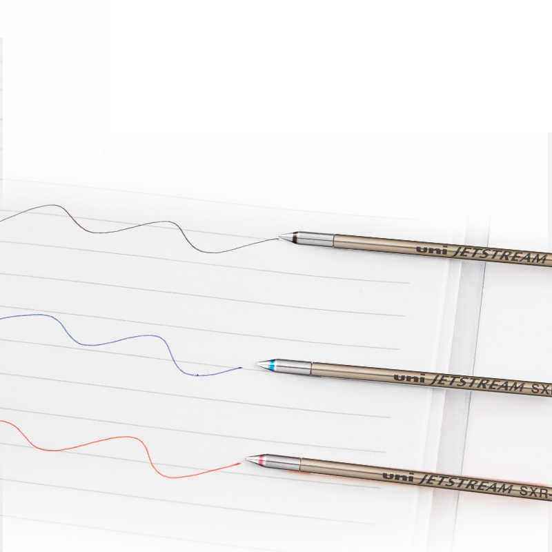 Uni SXR-200-05 Jetstream Ballpoint Multi Pen Refill - 0.5mm - 3 Pack