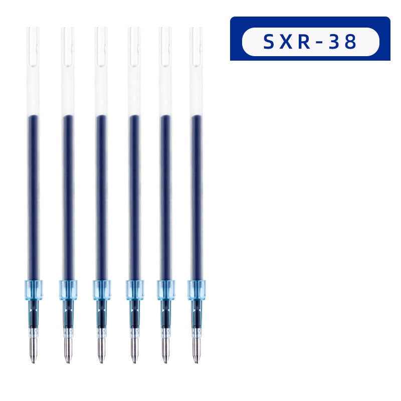 Uni SXR-38 Jetstream Ballpoint Pen Refill 0.38mm Black/Red/Blue 6 Pack Blue