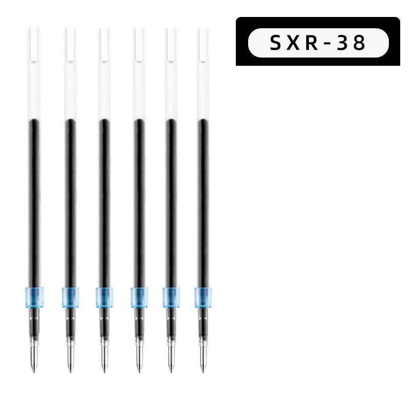 Uni SXR-38 Jetstream Ballpoint Pen Refill 0.38mm Black/Red/Blue 6 Pack Black
