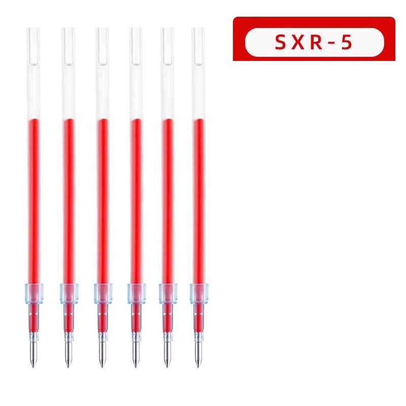 Uni SXR-5 Jetstream Ballpoint Pen Refill 0.5mm Black/Red/Blue 6 Pack Black