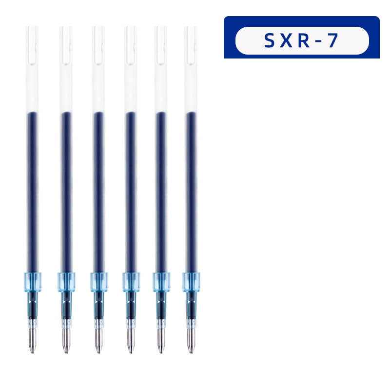 Uni SXR-7 Jetstream Ballpoint Pen Refill 0.7mm Black/Red/Blue 6 Pack Blue