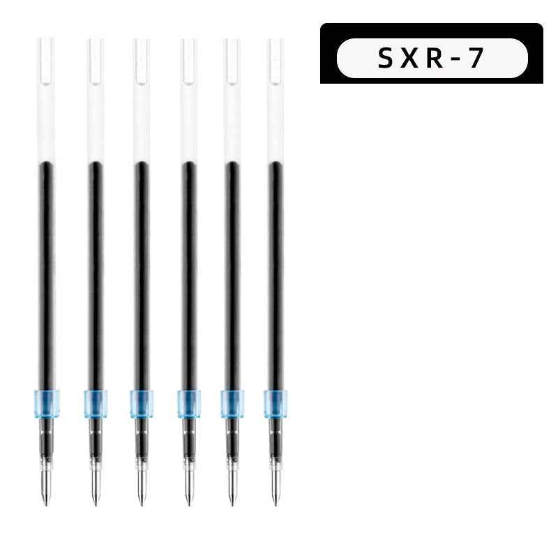 Uni SXR-7 Jetstream Ballpoint Pen Refill 0.7mm Black/Red/Blue 6 Pack Black
