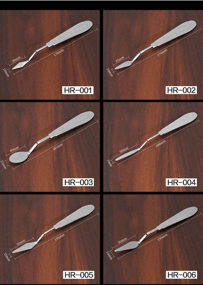 VANGAO Flexible All-Steel Palette Knife | Single Pack