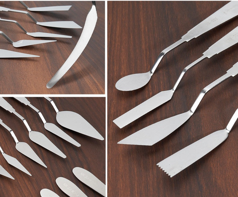 VANGAO Flexible All-Steel Palette Knife | Single Pack