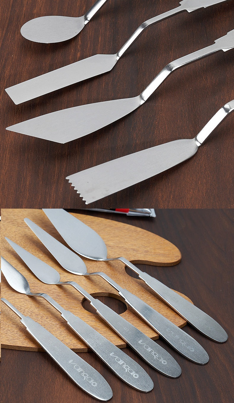 VANGAO Flexible All-Steel Palette Knife | Single Pack
