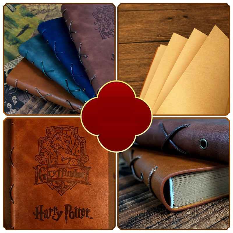Vintage Harry Potter Inspired Notebook – PU Leather A5