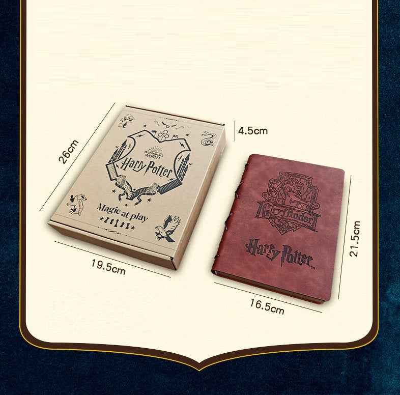Vintage Harry Potter Inspired Notebook – PU Leather A5