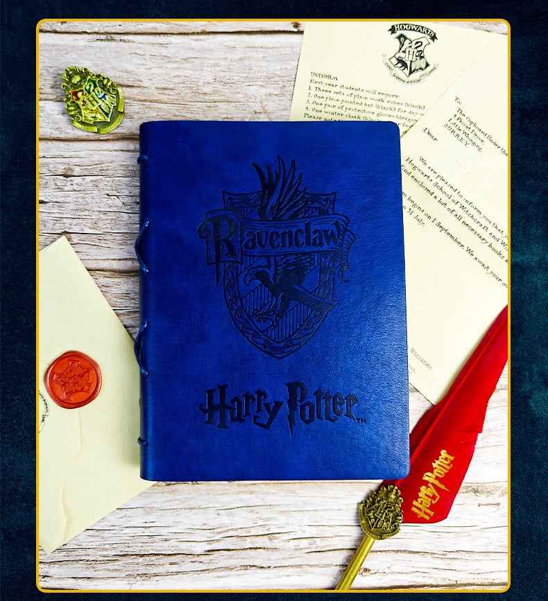 Vintage Harry Potter Inspired Notebook – PU Leather A5 Ravenclaw