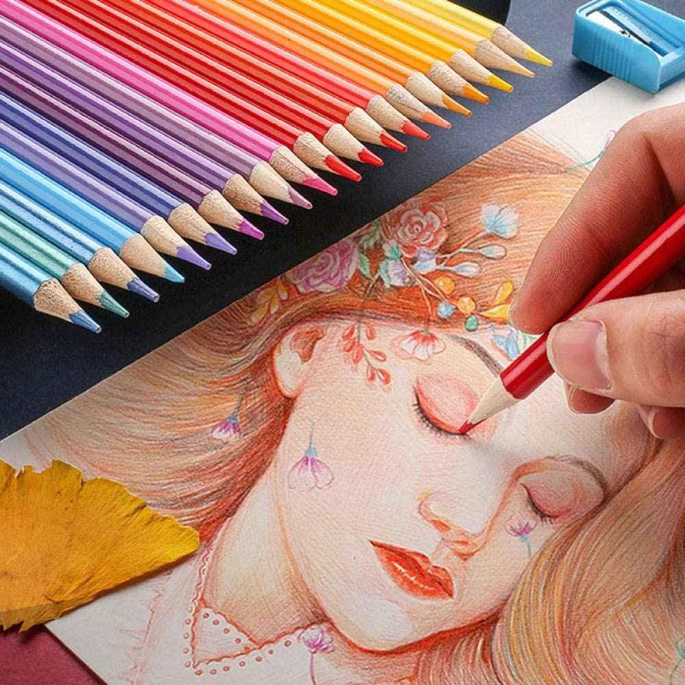 BRUTFUNER 72 Professional Watercolor Soluble Pencils Art Drawing Set