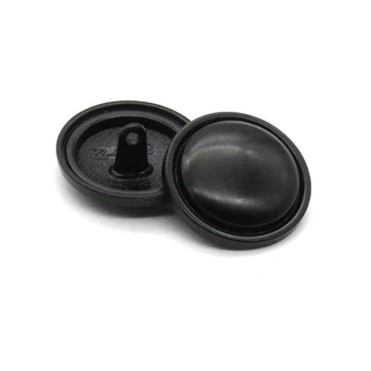 1-inch round metal shank buttons, assorted colors: black, fog gold, fog silver