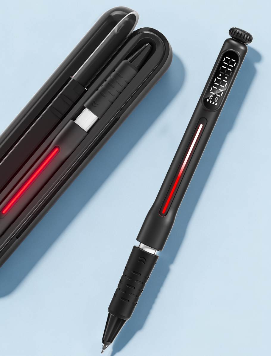 Woosense "Time Flow" Smart Pen with Timer & Charging Dock