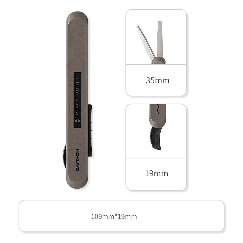 Kokuyo A Little Special Scissor Cutter 2 Way WSG-HSS320 Brown