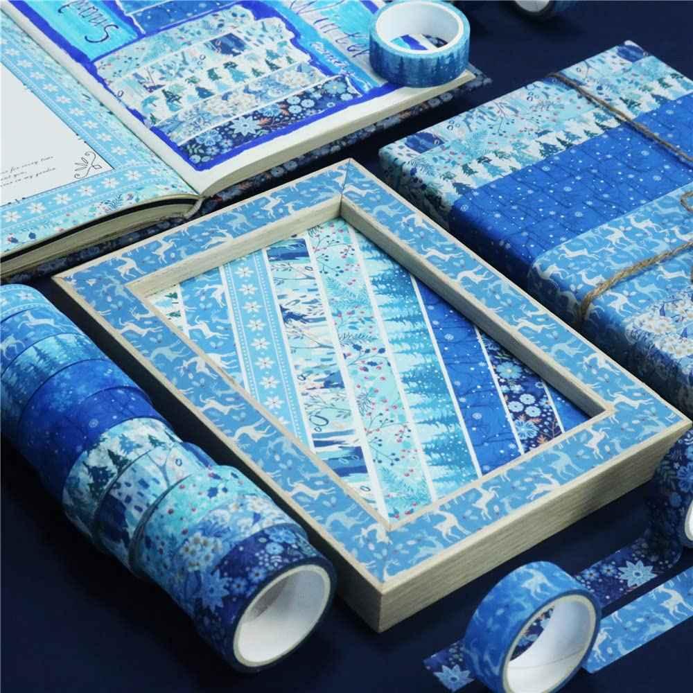 Winter Washi Tape Set 10 Rolls 15mm x 5m