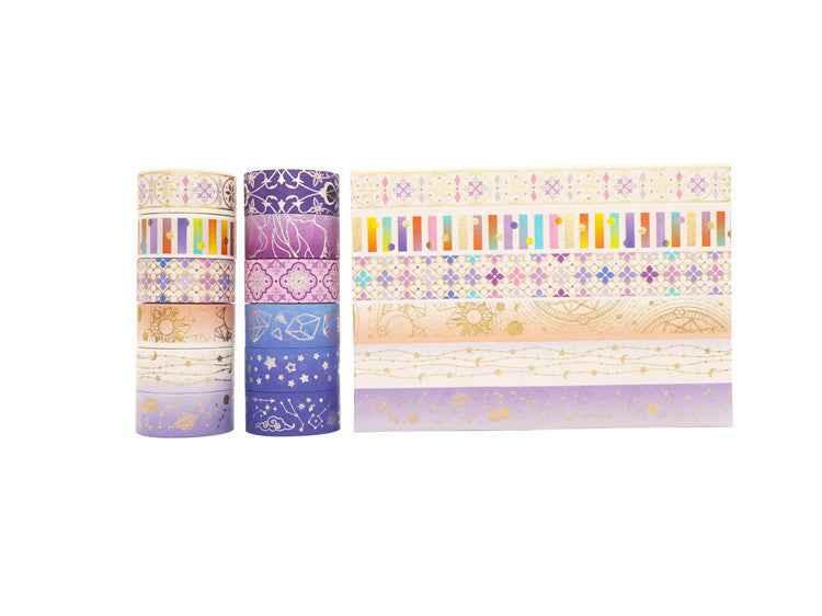 Starry Night Washi Tape Set 12 Rolls