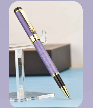 Wing Sung 9180 Velvet Finish Fountain Pen Purple