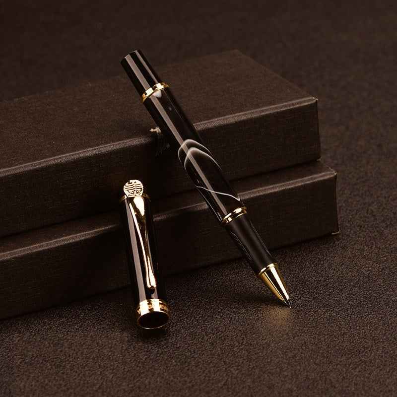 Wing Sung 9305 Acrylic Resin Fountain Pen Black