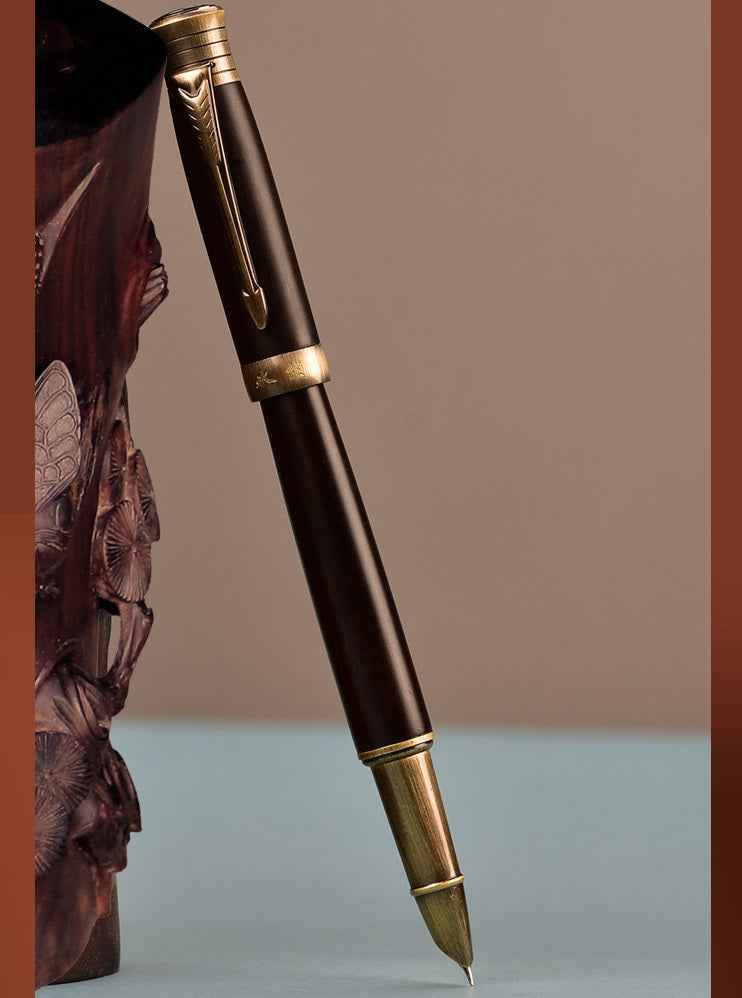 Wing Sung 9388 Fountain Pen – Solid Wood & Brass Body