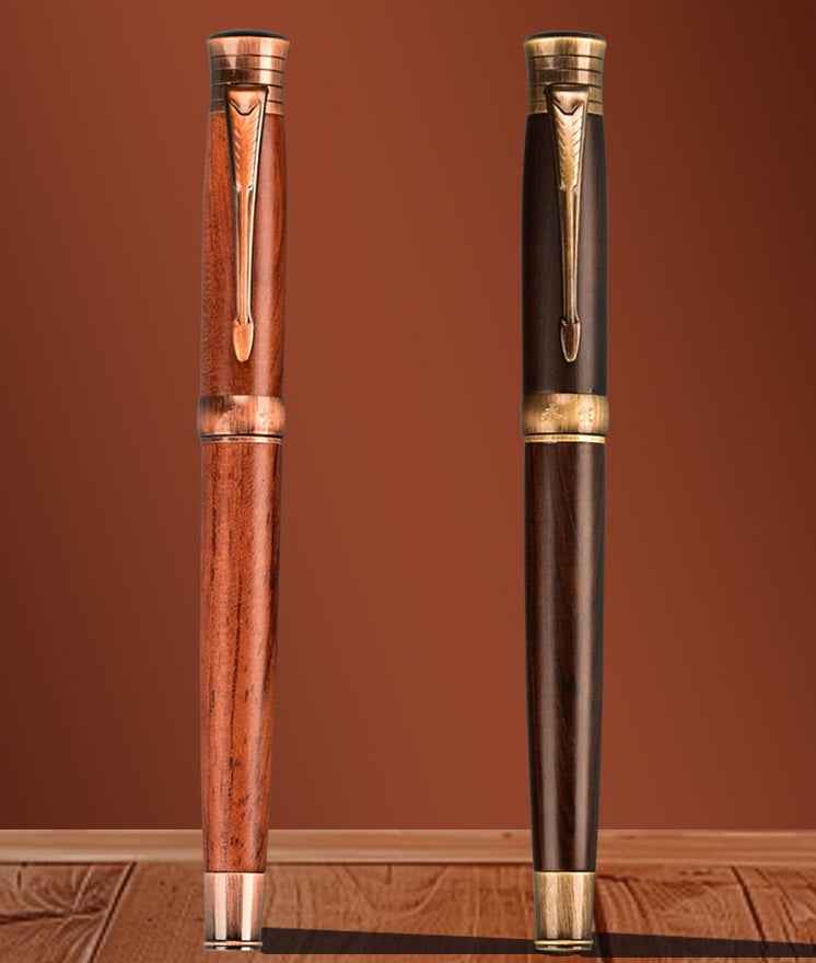 Wing Sung 9388 Fountain Pen – Solid Wood & Brass Body