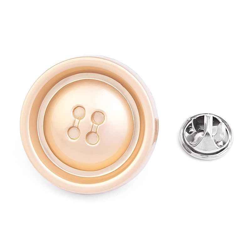 No-sew detachable pin snap buttons, fog gold snap parts and pin