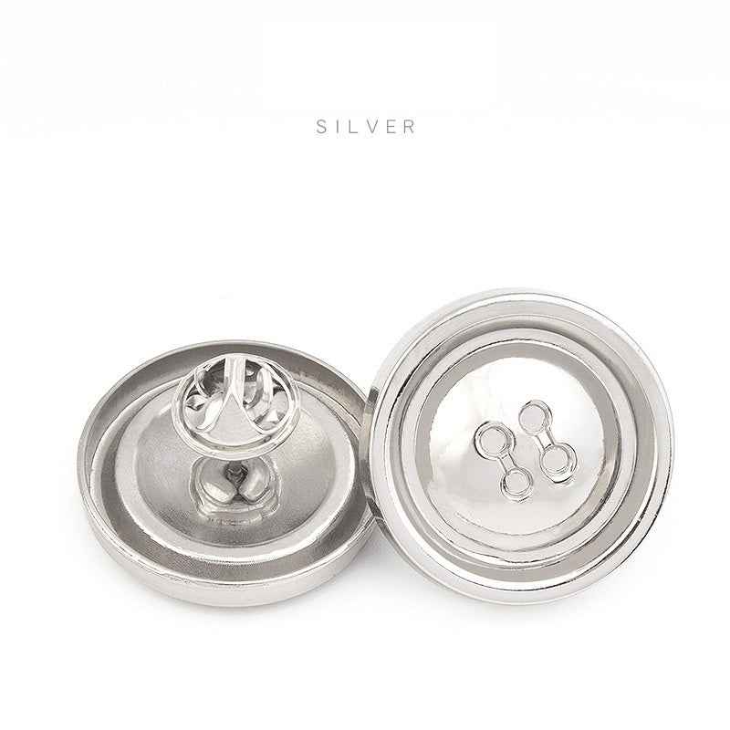 No-sew pin snap buttons, black metal snap fasteners