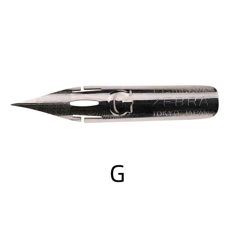Zebra Comic Pen Nib-G Model Set of 10