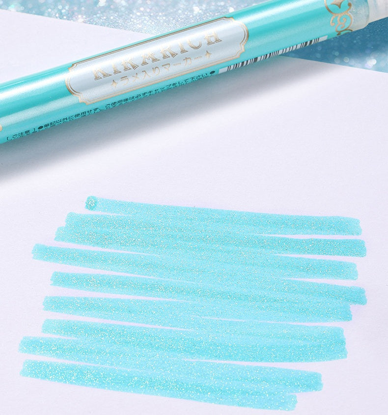 Zebra KIRARICH Glitter Highlighter 2026 Limited Edition | 13-Color Set | Sparkling Glitter Ink