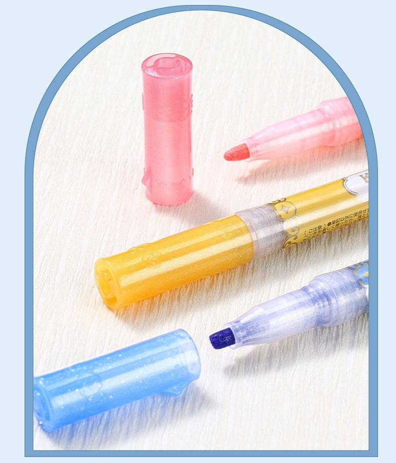 Zebra KIRARICH Glitter Highlighter 2026 Limited Edition | 13-Color Set | Sparkling Glitter Ink