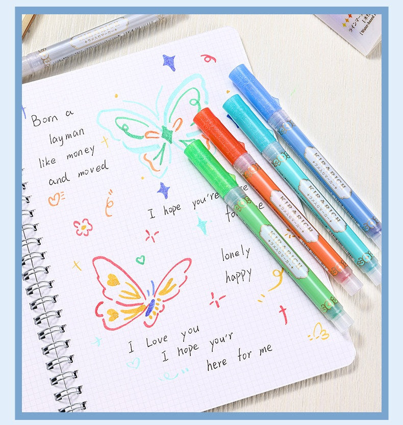 Zebra KIRARICH Glitter Highlighter 2026 Limited Edition | 13-Color Set | Sparkling Glitter Ink