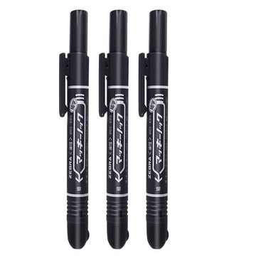 Zebra Permanent Pen,McKnock,Fine Point,3 Count P-YYSS6 Black