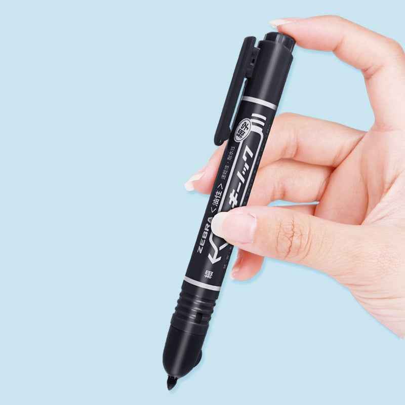 Zebra Permanent Pen,McKnock,Fine Point,3 Count P-YYSS6