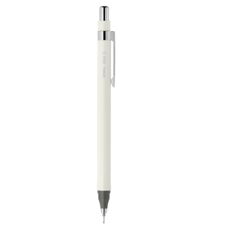Zebra Rint Mechanical Pencil - 0.5 mm White