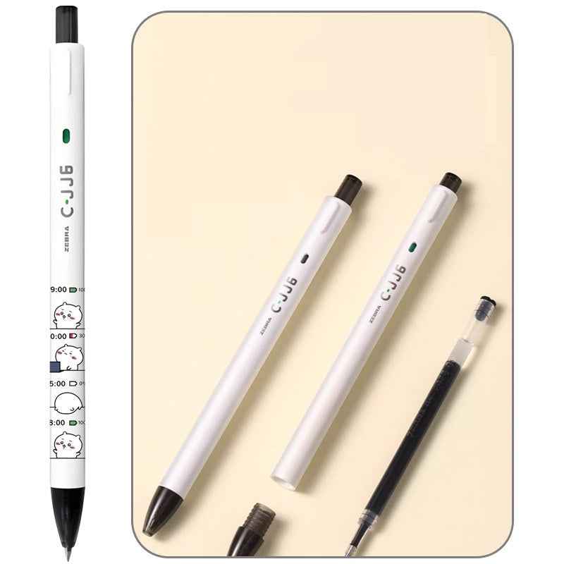 Zebra JJ6 Gel Pen 0.5mm Black Ink × Chiikawa Limited Edition 3 Pack