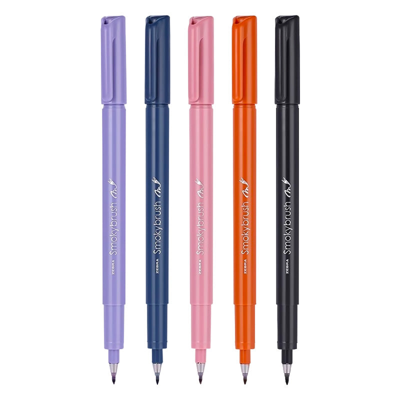 Zebra Smoky Brush Pen - Set of 5 Colors C