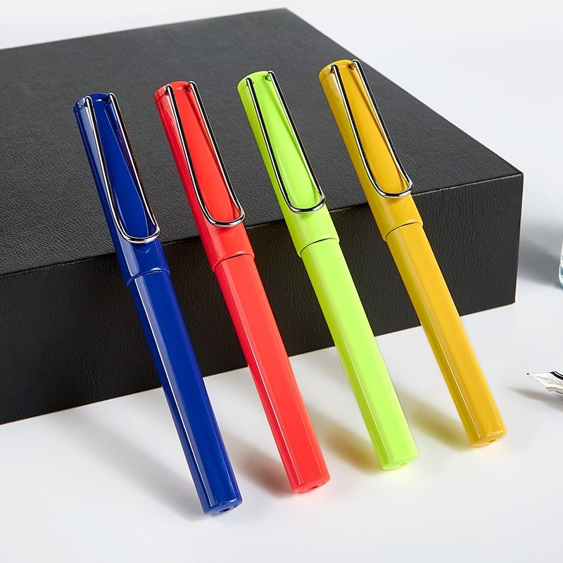 Baoke 0.5mm Black Ink Veyron Fountain Pen-PM151 Yellow