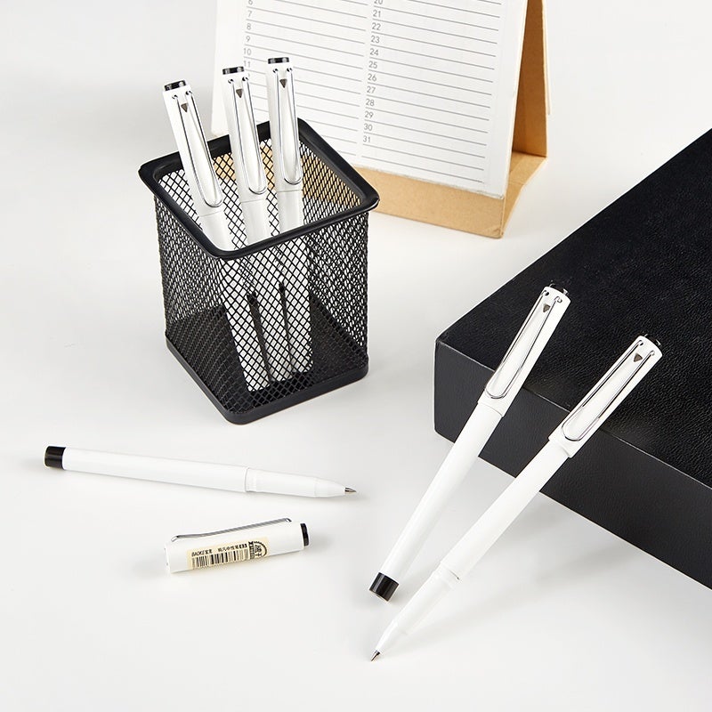 Baoke Black Gel Pen PC3638 (Pack of 12) 0.5mm Black