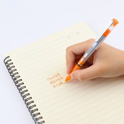 Baoke Wisdom 0.5mm Ink Rollerball Pen-BK118 (Pack of 12) 0.5mm Orange