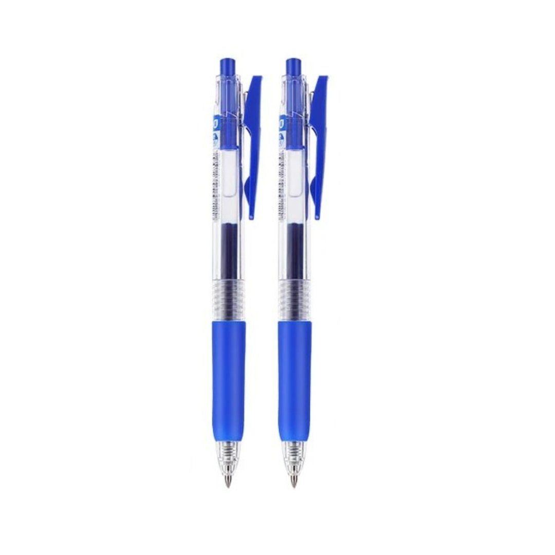 Baoke PC5108 0.5mm Retractable Gel Pen Pack Of 12 Blue