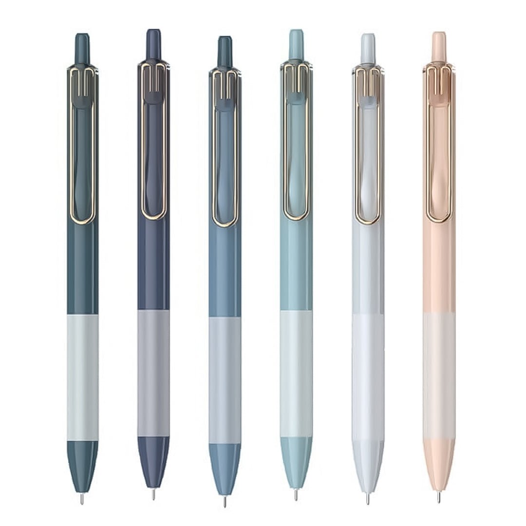 Beifa Morandi Retractable Gel Pen Black 0.5mm 0.5mm