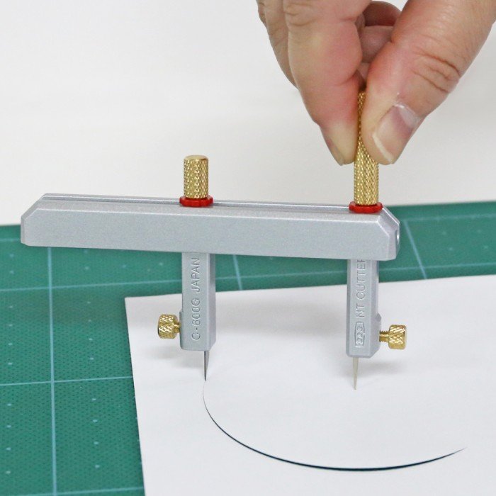 NT Compact Metal Circle Cutter,1 - 14 cm (C-700GP)