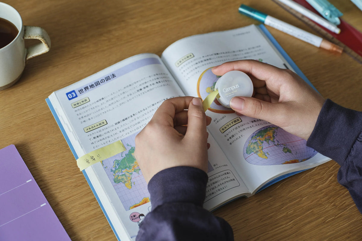 KOKUYO Campus ME-R15Y Roll-Up Sticky Notes, 2026 Japan Stationery Award