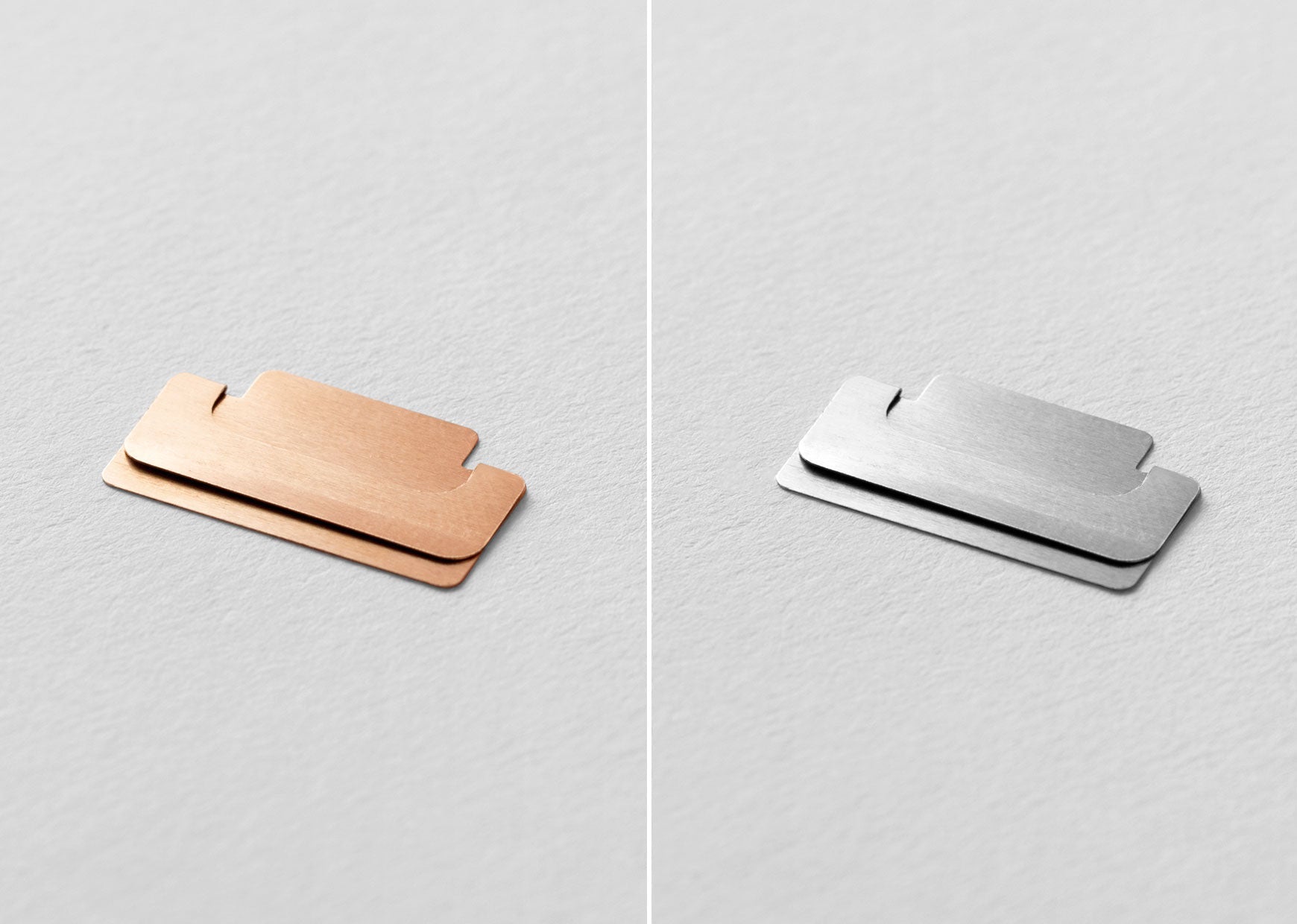 Midori Copper Silver Index Clips 8 Pieces