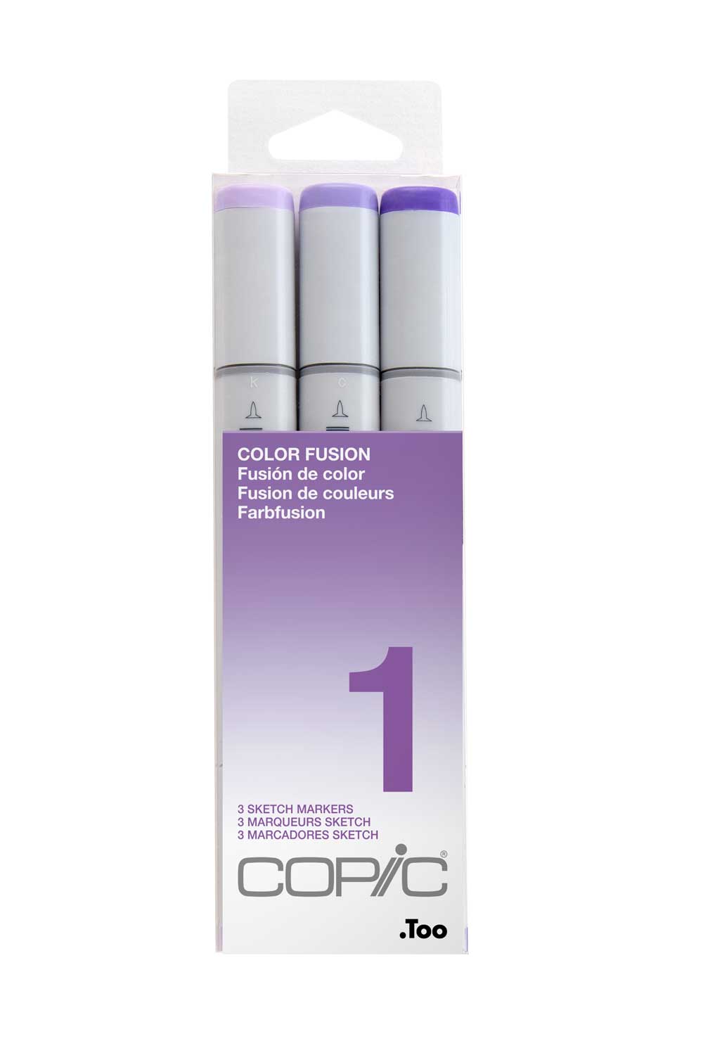Copic Sketch,Alcohol-based Markers,3pc Set,Color Fusion #1