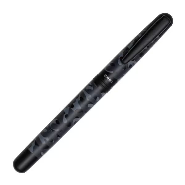 OHTO CR01 Water Based Ceramic Rollerball Pen Camo Black