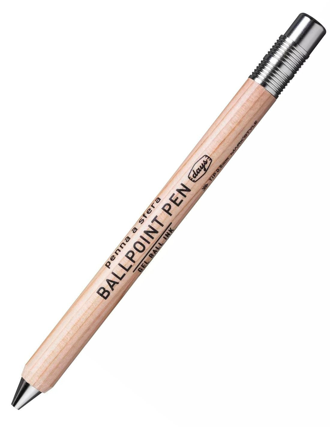 Mark's Style Days Gel Wooden Ballpoint Pen 0.5mm Wood
