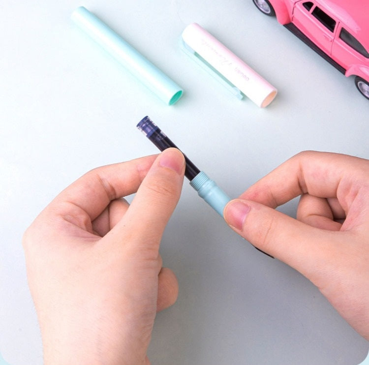DELI A932 Affordable Starter Fountain Pens for Beginners 3 Color Pack