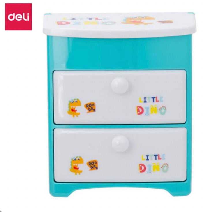 Deli Pen Stand Holder Blue Pink -9136 Blue