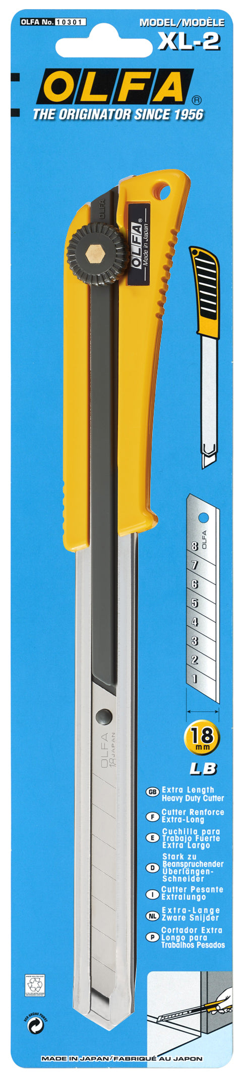 OLFA 18mm XL-2 Extended Reach Utility Knife