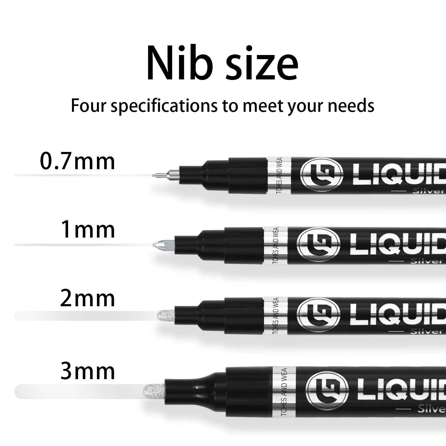 Guangna Liquid Chrome Mirror Marker - Gold - 3 Pack