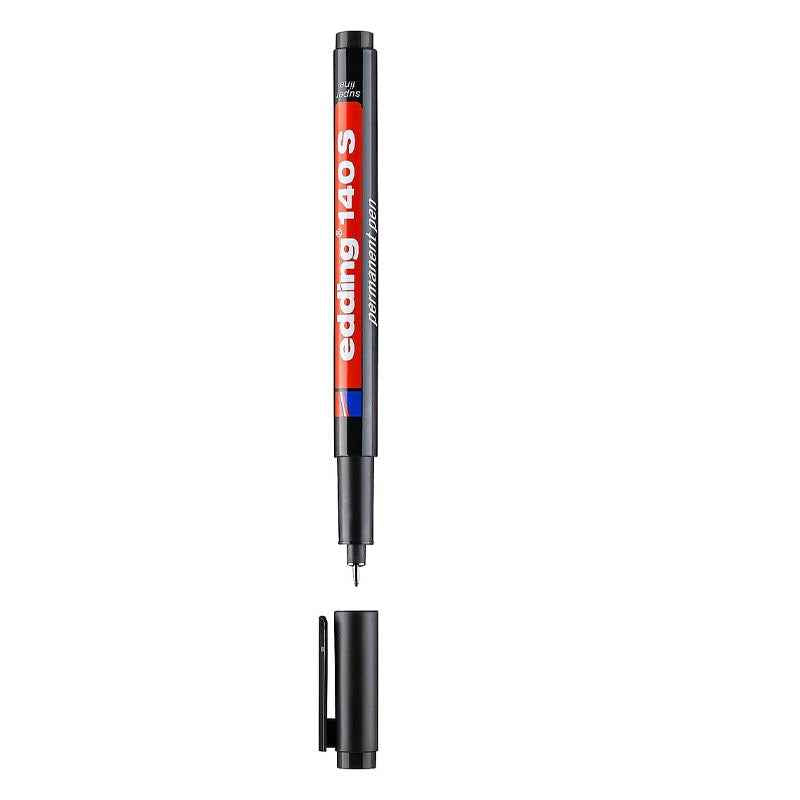 edding 140 S Permanente Marker Pen Black/Red/Blue Ink 10 Pack Black